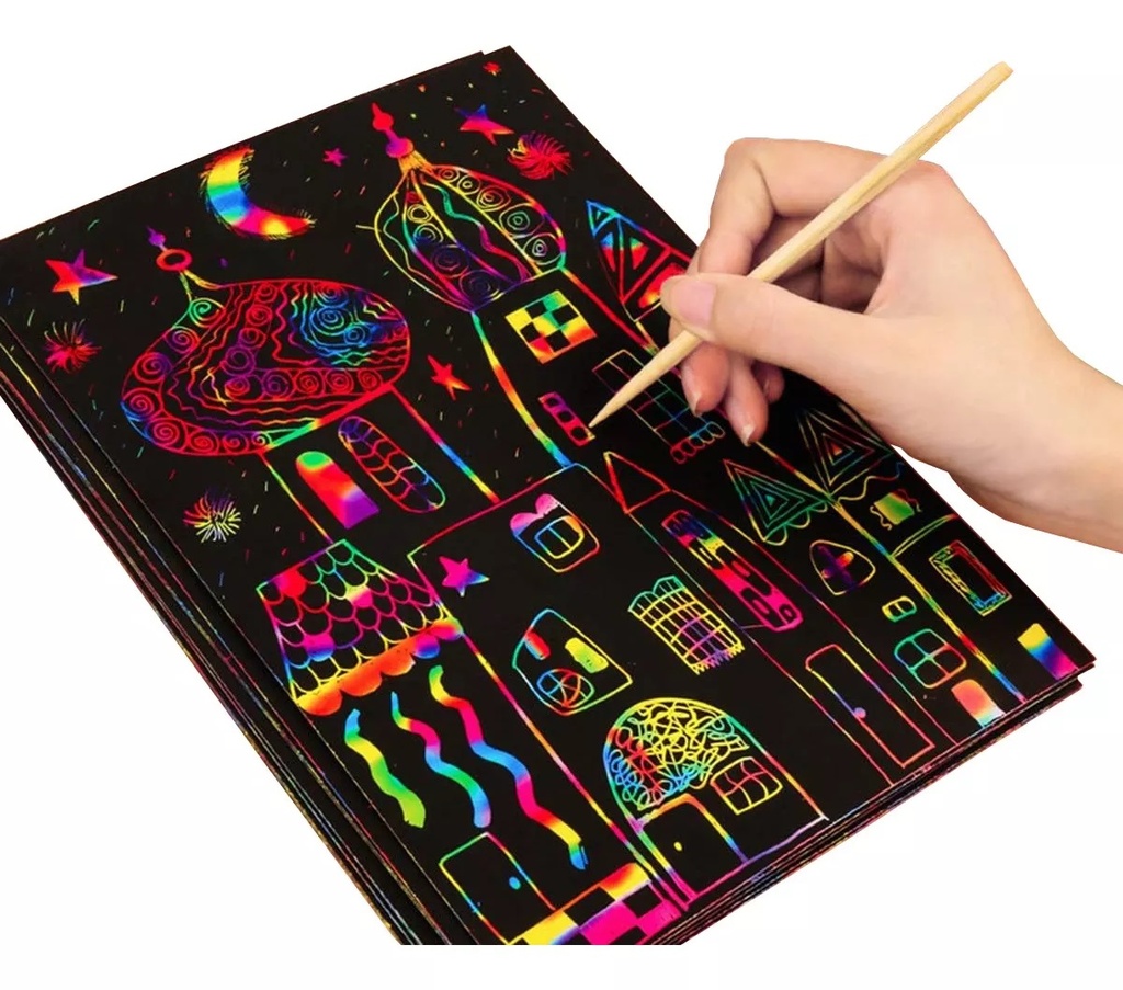 Hoja mágico para dibujar A4 10 hojas