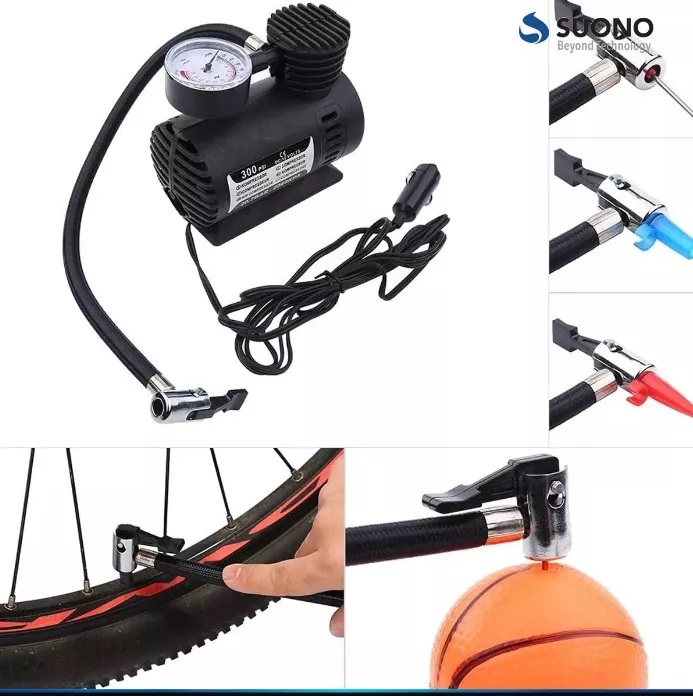 Inflador con compresor 300psi