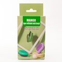 Cepillo de cerdas de silicona con porta jabon