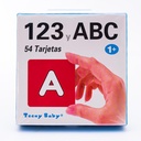 Tarjeta de aprendizaje ABC 54pc