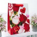 Bolsa para regalo diseño de rosas