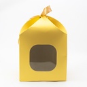 Caja oro con moño 18*14*14cm 12 piezas