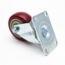Rueda para mueble 105mm 80kg giratorio