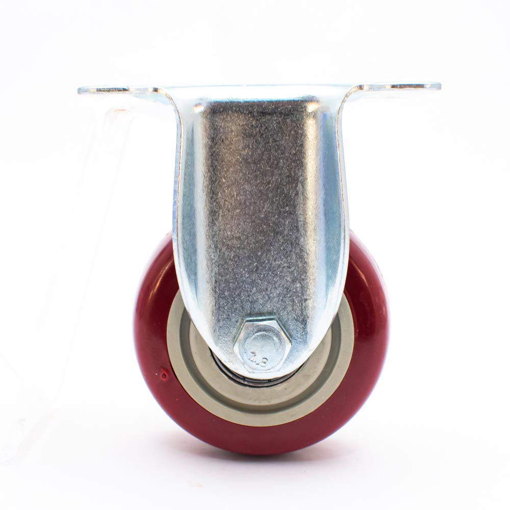 Rueda para muebles 105mm 80kg fijo