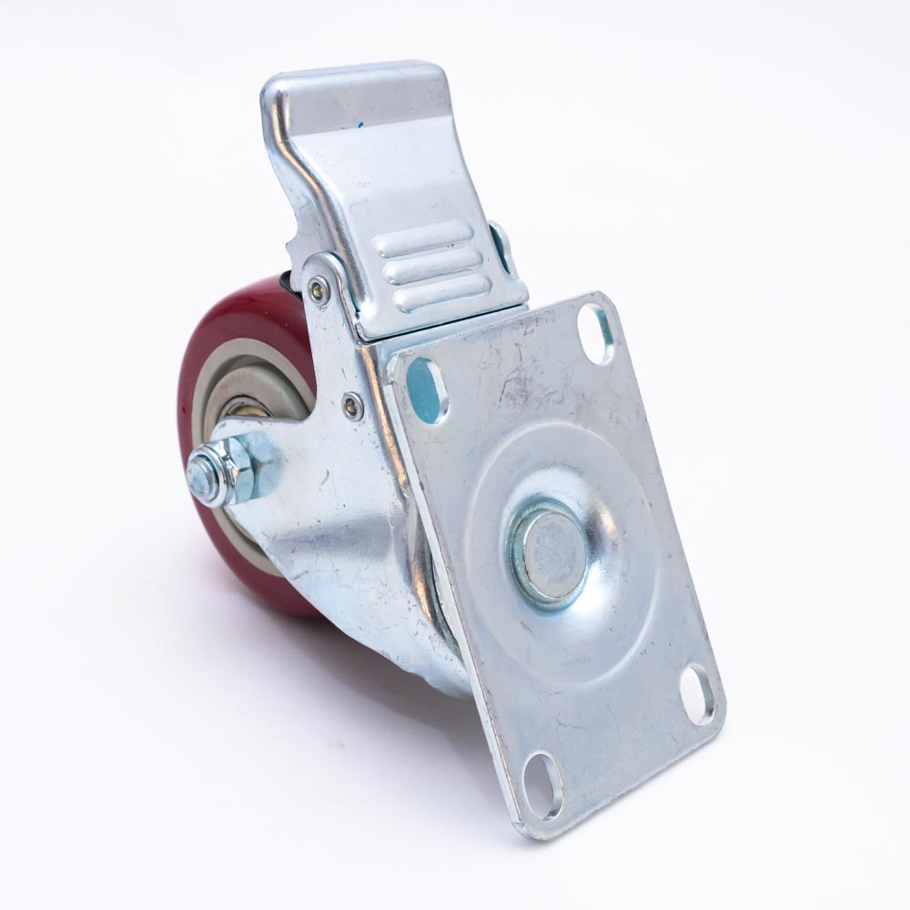 Rueda para mueble 105mm 80kg con freno
