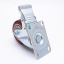 Rueda para mueble 105mm 80kg con freno
