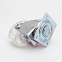 Rueda para mueble 62mm 30kg giratorio