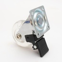 Rueda para mueble 62mm 30kg freno