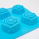Molde de silicona 8 rosas 29*17cm