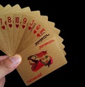 Carta de póker dorada 54 cartas