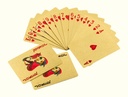 Carta de póker dorada 54 cartas