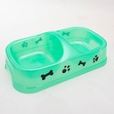 Plato para mascota 2 divisorias 24cm
