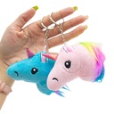 Llavero cabeza de unicornio 9cm Ud.