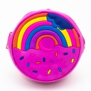 Llavero monedero arcoiris