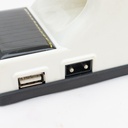 Linterna LED solar recargable de escritorio