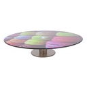 Estante para torta giratorio de vidrio 35cm