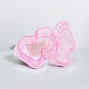 Cajita pies para baby shower 1 pieza