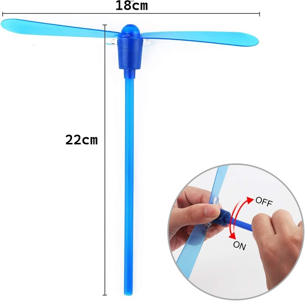 Hélice de juguete con luz