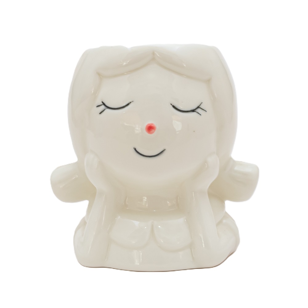 Maceta diseño niña 10*9cm