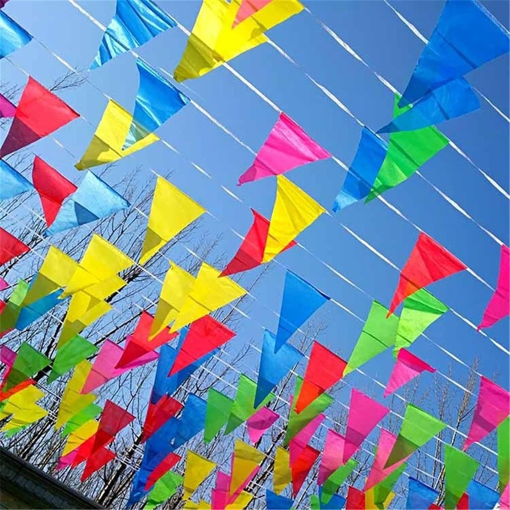 Banderín de tela 10 tiras 10m