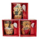 Taza mas cucharita figura oso 360ml