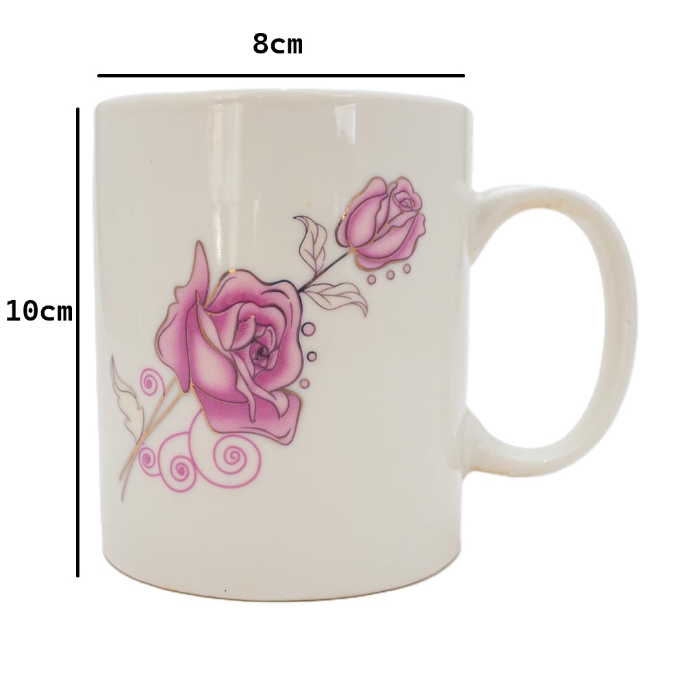 Taza floreado
