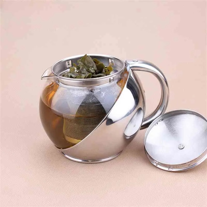Cafetera con filtro de acero inoxidable 750ml
