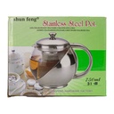 Cafetera con filtro de acero inoxidable 750ml