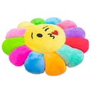 Peluche flor emoticón colorido 30cm