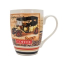 Taza con diseño auto 8*10.5*5cm