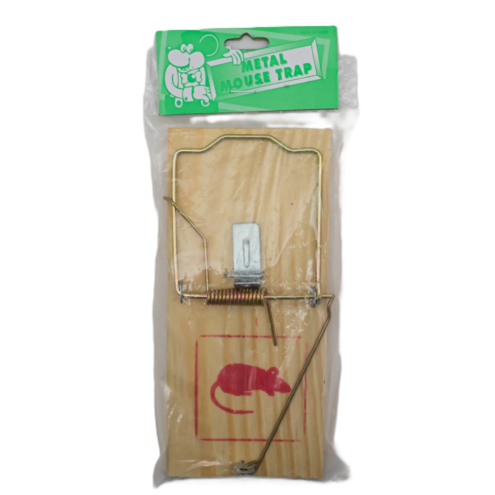 Trampa para ratón de madera