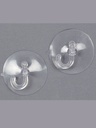 Ventosa transparente 2 piezas 8cm EXPRESOL