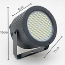 Lámpara estroboscópico blanco LED 20w