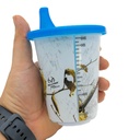 Vaso de plastico infantil con tapa pico