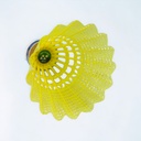 Volante de nailon mavis600 amarillo 6 piezas YONEX