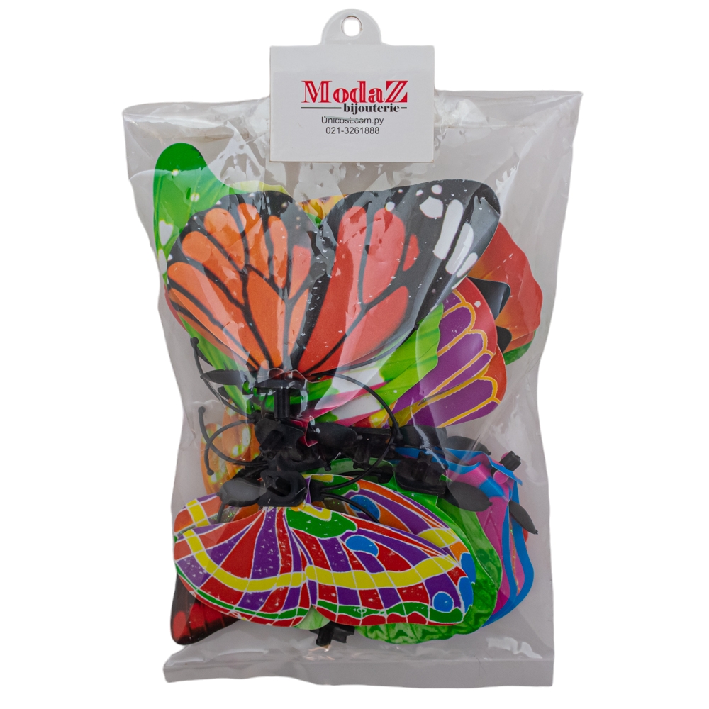 Mariposas para decoración 12 piezas