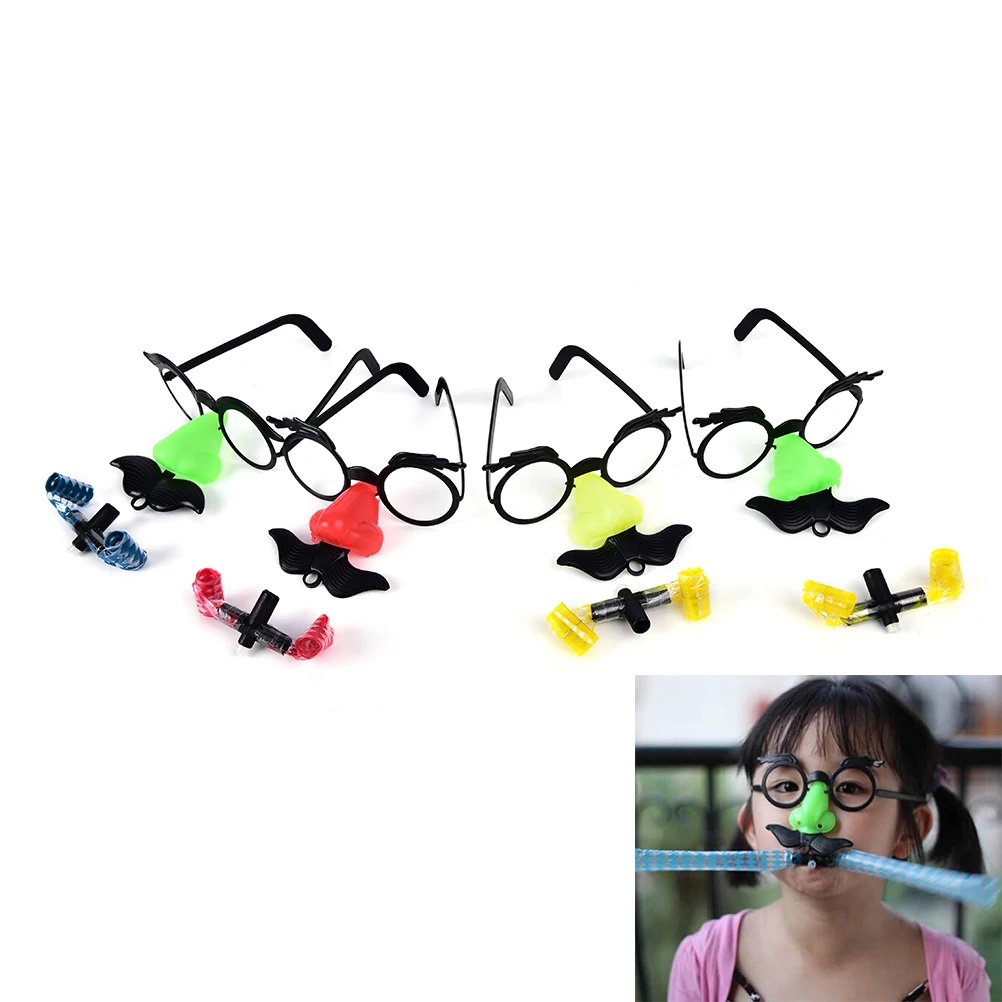 Carita con pito para sorpresita 4 piezas