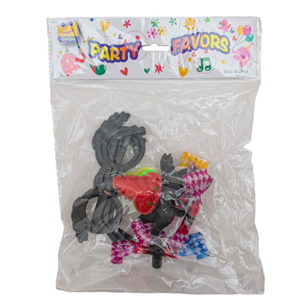Carita con pito para sorpresita 4 piezas