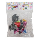 Carita con pito para sorpresita 4 piezas