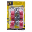 Rueda para muebles 6cm 4 piezas