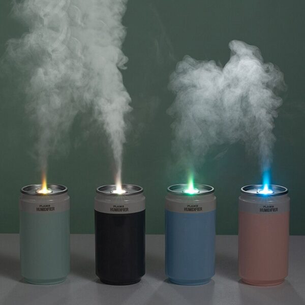 HUMIDIFICADOR CON LUZ FORMA LATA