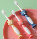 Cepillo diente para niños 3pc con miniventosa