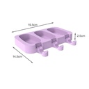MOLDE P/HELADO DE SILICONA
