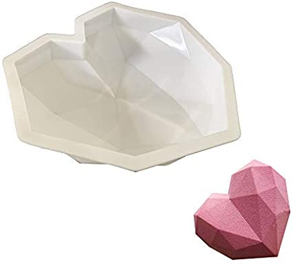 Molde Silicona Corazon 20*20CM