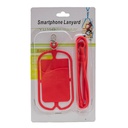 Porta celular con tarjetero de silicona