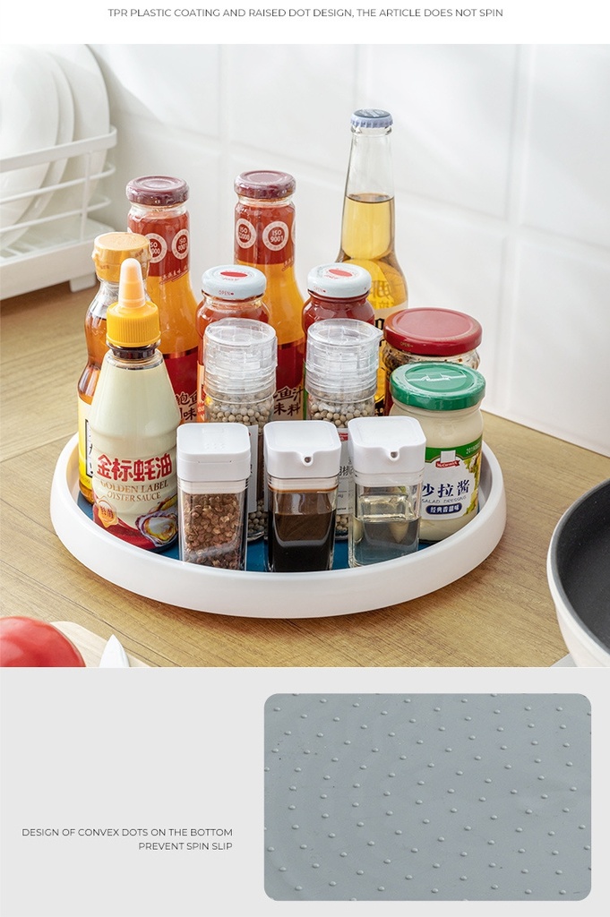 Plato organizador giratorio 25*3.4cm