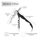 Saca corcho de metal