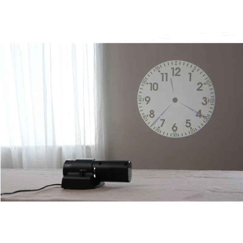 Proyector de reloj analógico