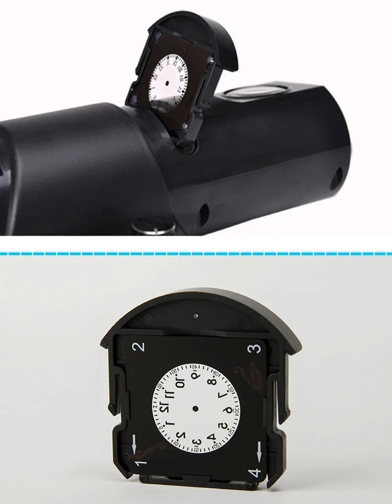 Proyector de reloj analógico