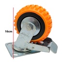 Rueda giratorio con freno 16cm WYNNS
